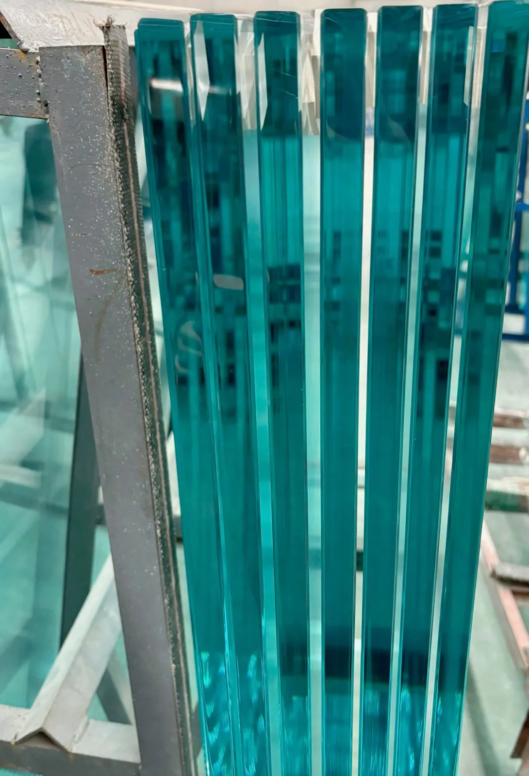 12 mm low-iron tempered glass